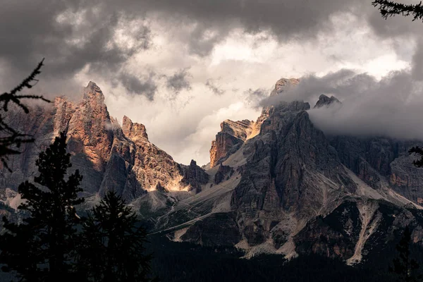 Paysage Alpin Montagne Dolomites Italie — Photo
