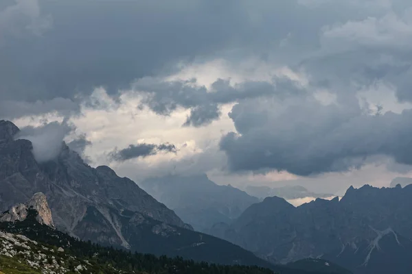 Górski Krajobraz Alpejski Dolomity Włochy — Zdjęcie stockowe