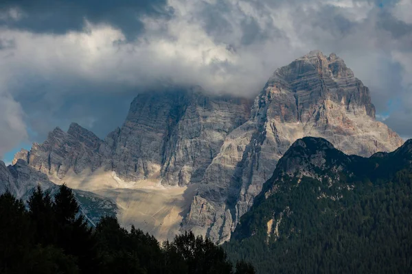Górski Krajobraz Alpejski Dolomity Włochy — Zdjęcie stockowe