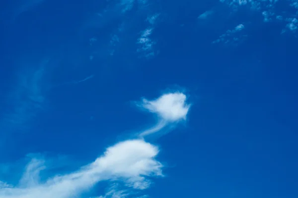 Cielo azul con nube —  Fotos de Stock