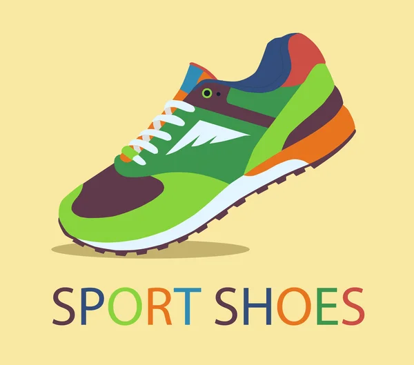 Sneaker elegante per correre — Vettoriale Stock