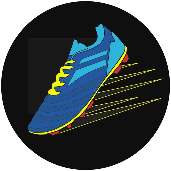 Stylová obuv pro fotbal — Stockový vektor