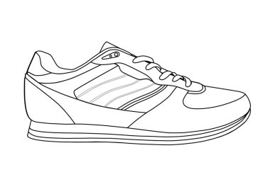 Çalıştırmak için şık spor ayakkabı