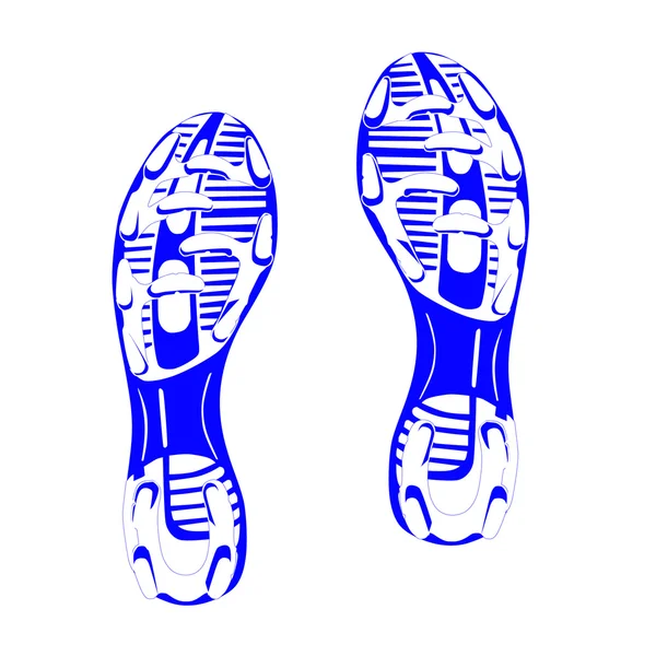 Klasik spor ayakkabı tabanı — Stok Vektör