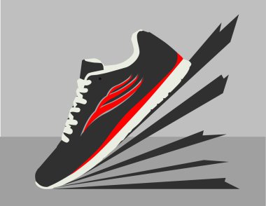 Çalıştırmak için şık spor ayakkabı