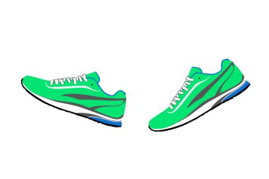 Eğitim için atletik spor ayakkabısı