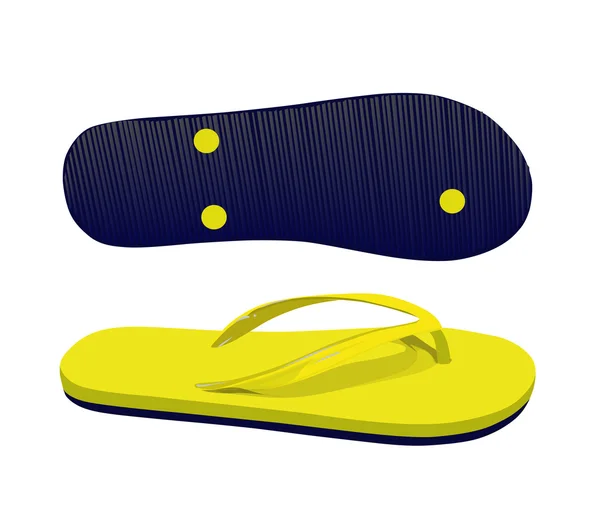 Nyaman Flip Flops - Stok Vektor