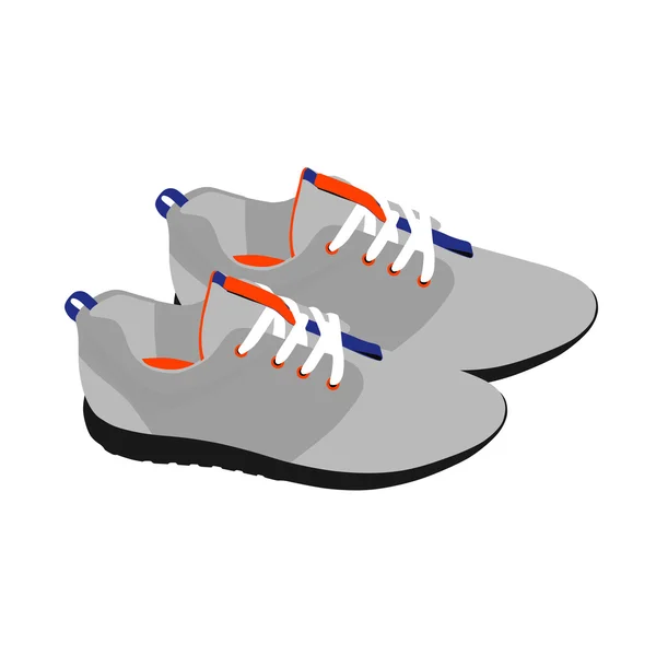 Zapatillas de correr ligeras — Vector de stock