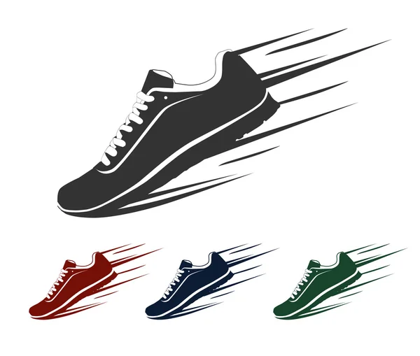 Stijlvolle sneakers voor training — Stockvector