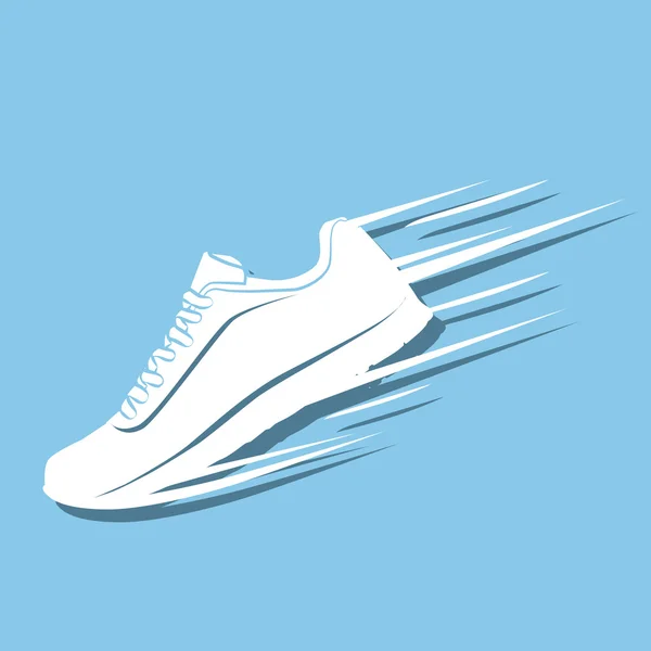 Стильные кроссовки для бега — стоковый вектор
