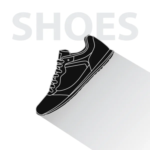 Спортивные кроссовки для бега — стоковый вектор