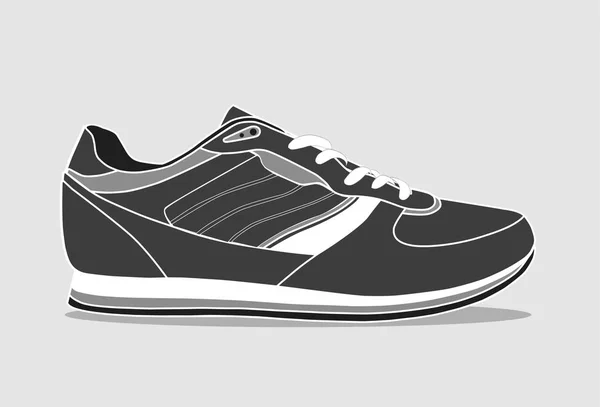 Stylish sneaker for running — Stock Vector