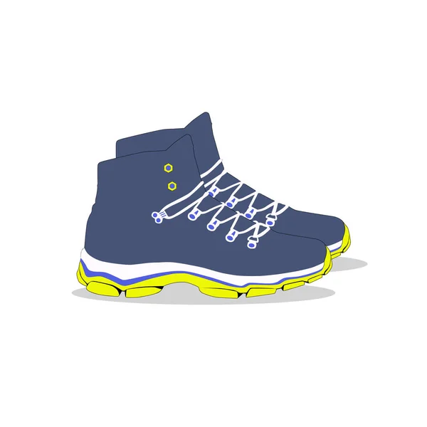 Chaussures d'hiver décontractées — Image vectorielle