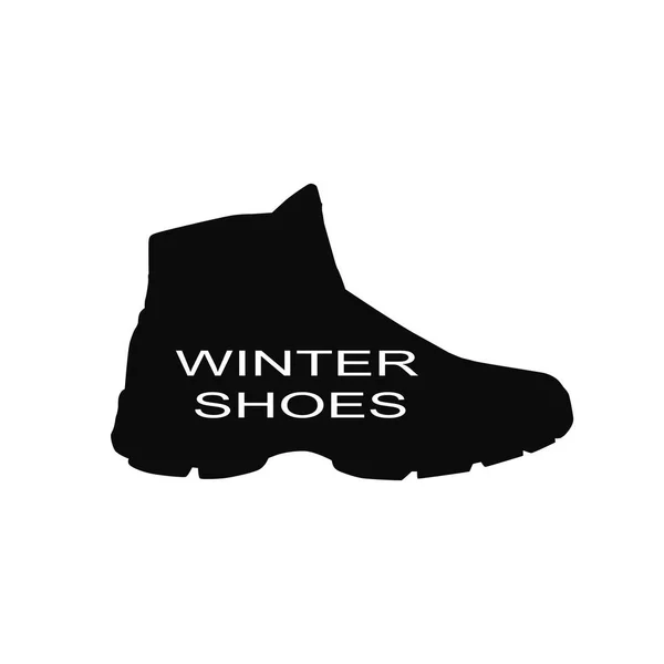 カジュアルな冬靴 — ストックベクタ