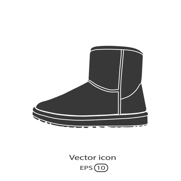 Moda botas ugg —  Vetores de Stock