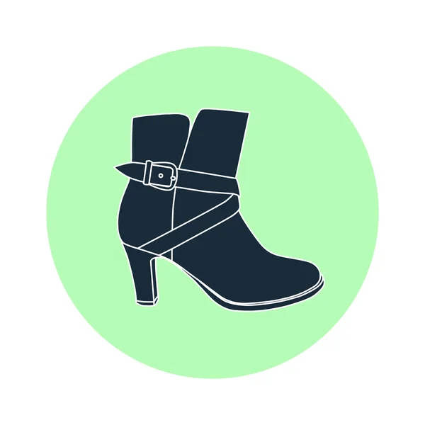 Fashionabla Ankle Boot — Stock vektor