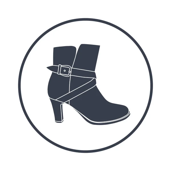 Modne kostki Boot — Wektor stockowy