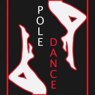 yazıt Pole Dance ile kadın bacakları 