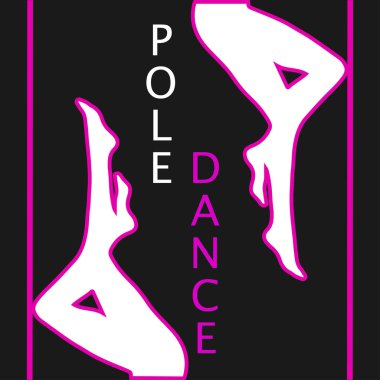 yazıt Pole Dance ile kadın bacakları 