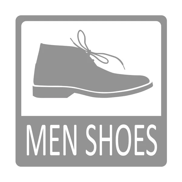 Bota chukka masculina clásica — Archivo Imágenes Vectoriales