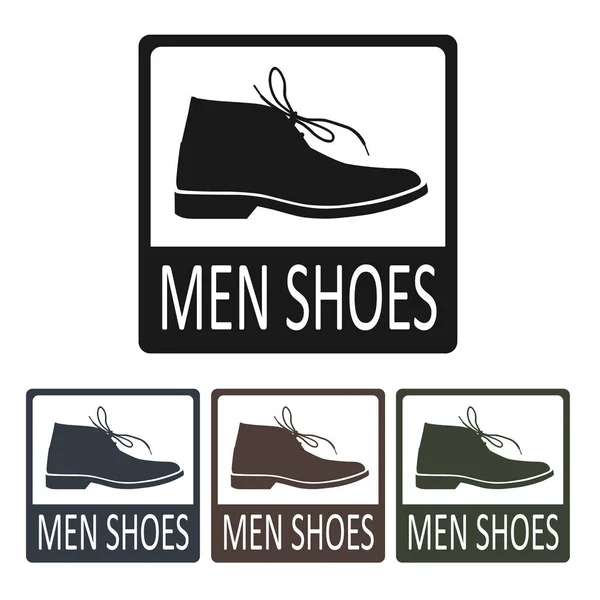 Classic male shoes — Stock Vector