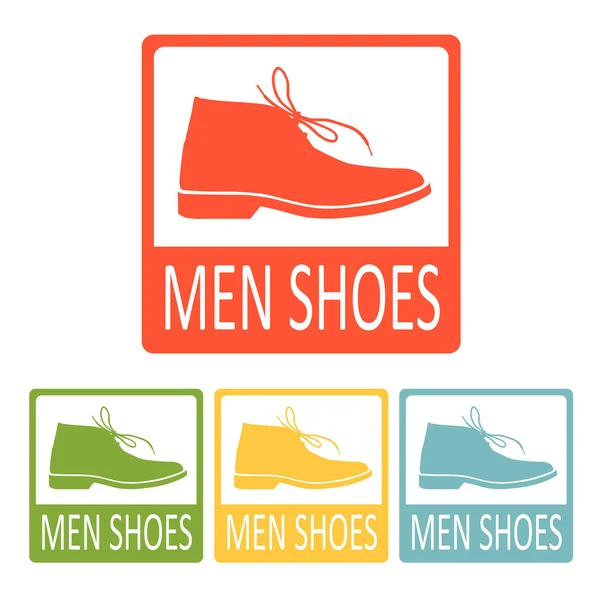 Classic male shoes — Stock Vector