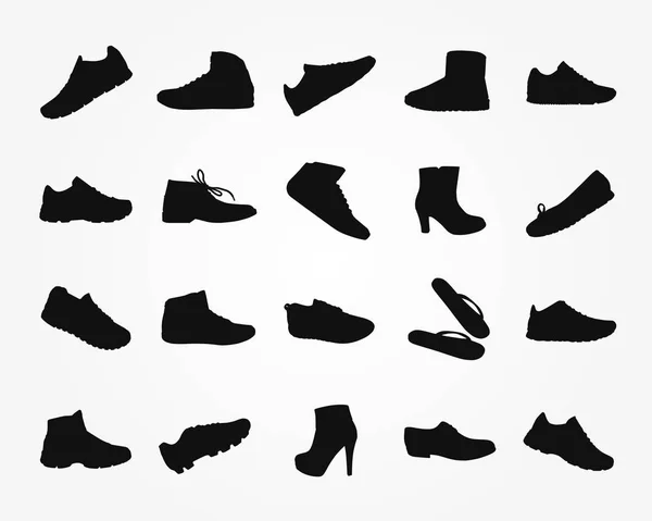 Колекція зручного взуття — стоковий вектор