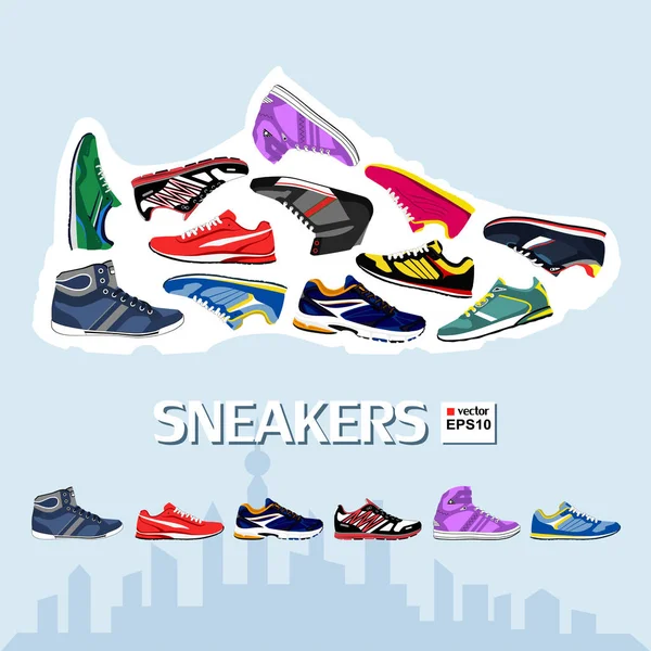 Çalıştırmak için şık spor ayakkabı