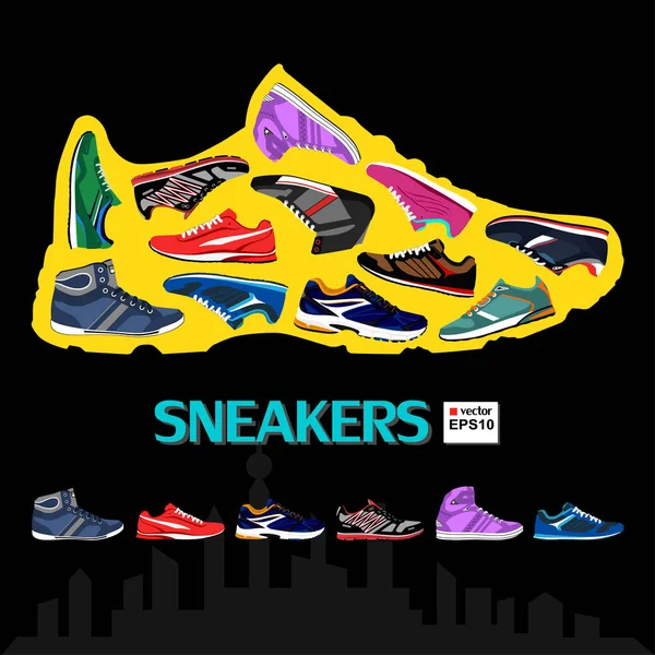 Çalıştırmak için şık spor ayakkabı