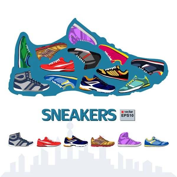 Çalıştırmak için şık spor ayakkabı