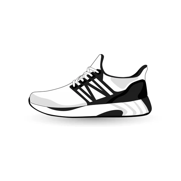 Stylish sneaker for running — Stock Vector