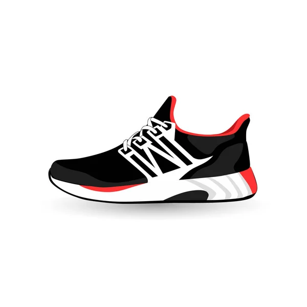 Zapatilla elegante para correr — Vector de stock