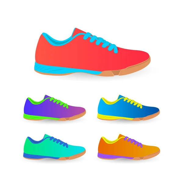 Stylish sneakers for training — Stock Vector