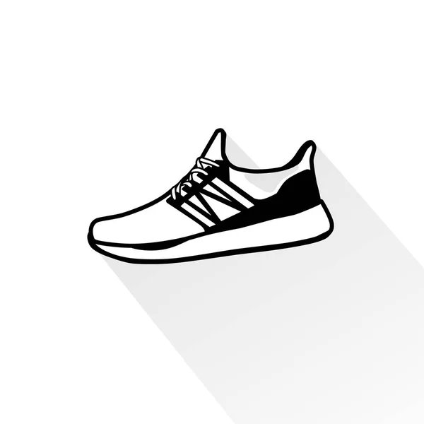 Elegante zapatilla de deporte para entrenamiento — Vector de stock