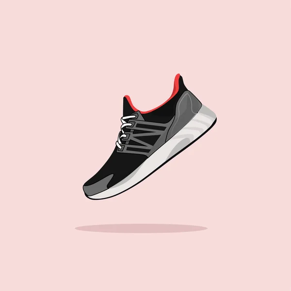 Stijlvolle sneaker voor training — Stockvector