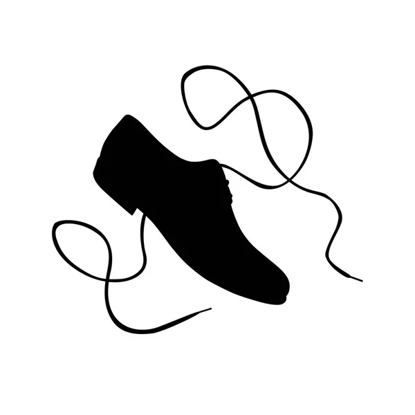 Klasszikus férfi cipő — Stock Vector