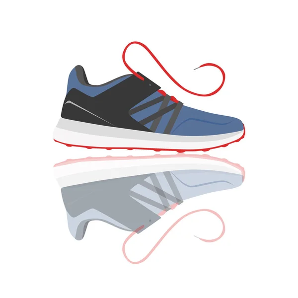 Stijlvolle sneakers voor training — Stockvector