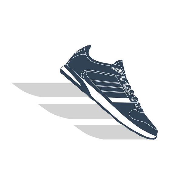 Stylová obuv pro trénink — Stockový vektor