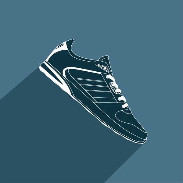 Стильные кроссовки для тренировок — стоковый вектор