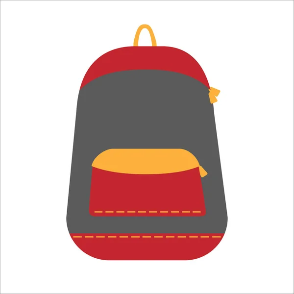 Färgglad skola ryggsäck — Stock vektor