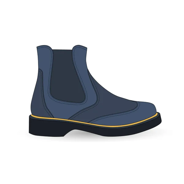 Fashionabla manliga boot — Stock vektor