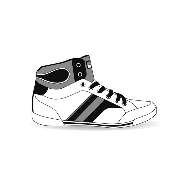 Zapatilla cómoda para el entrenamiento — Vector de stock