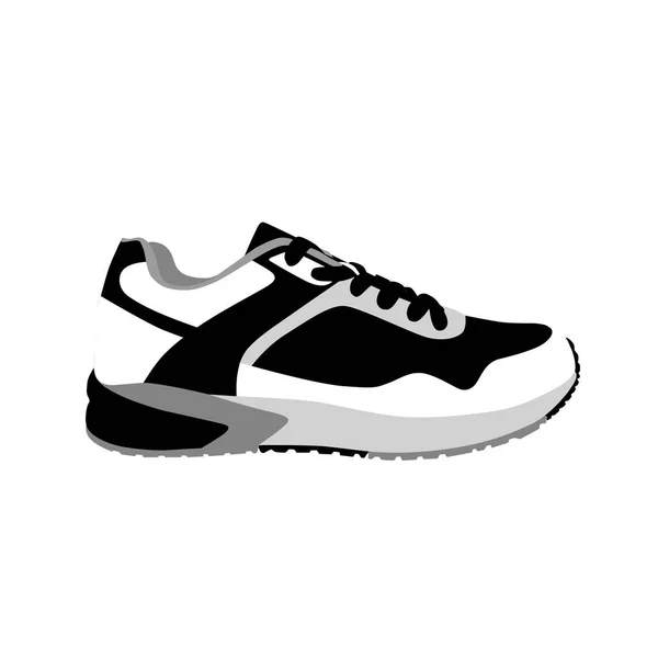 Stijlvolle sneaker voor training — Stockvector