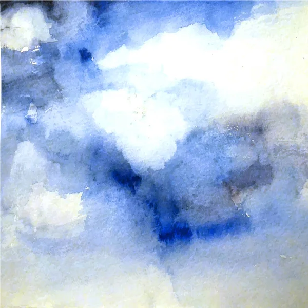 Texture aquarelle bleue — Image vectorielle