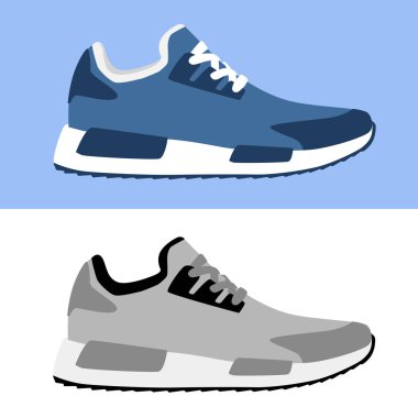 Eğitim için iki şık spor ayakkabısı