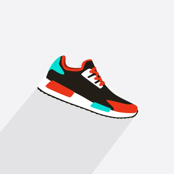 Elegante zapatilla de deporte para entrenamiento — Vector de stock