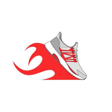 Çalıştırmak için şık spor ayakkabı