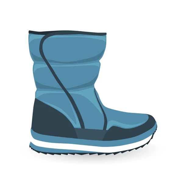 Vinter snö boot — Stock vektor