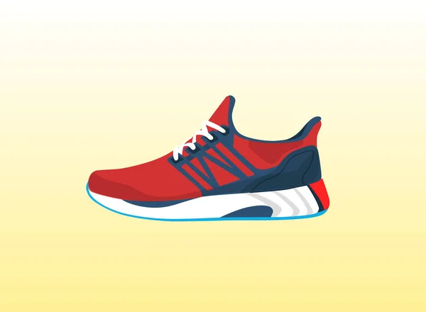 Stylish sneaker for running — Stock Vector