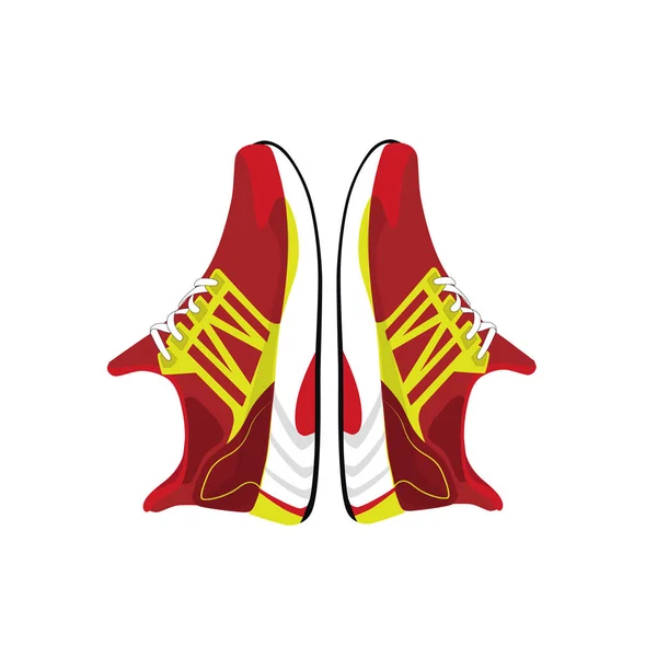 Elegáns cipők-a futás — Stock Vector
